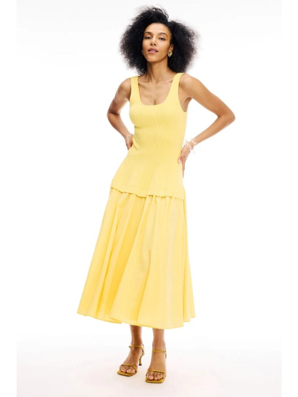 R-1. Simkhai Silas Knit Midi Dress XS